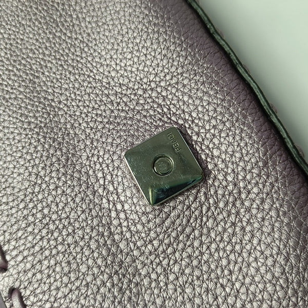 Baguette Mini Calfskin Purple