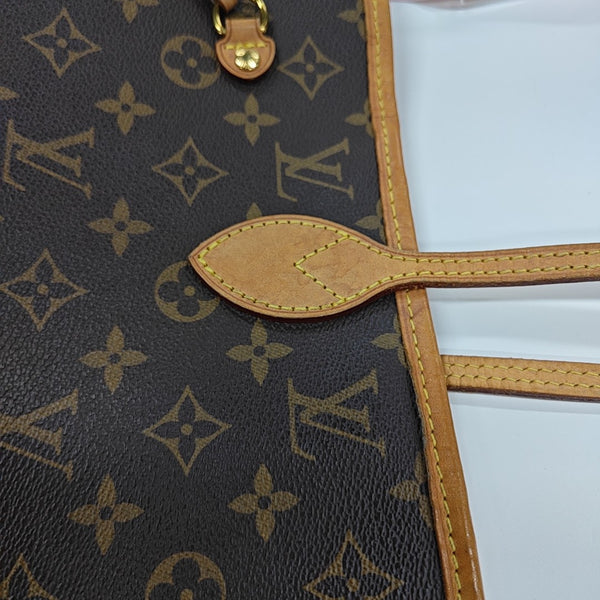NEVERFULL MM Monogram Coated Canvas Brown