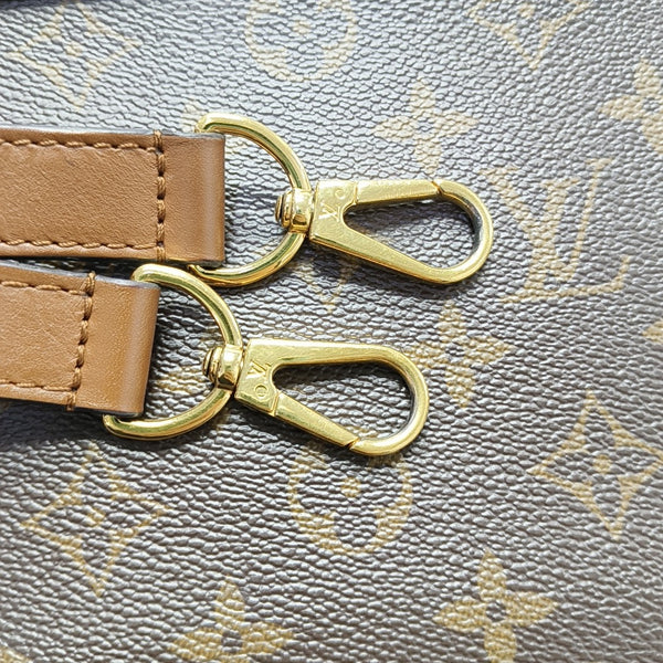 DAUPHINE Mini Monogram Coated Canvas Brown