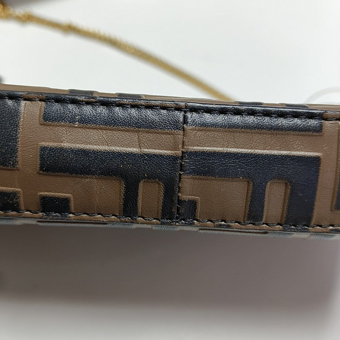 Calfskin Crossbody Bag Brown