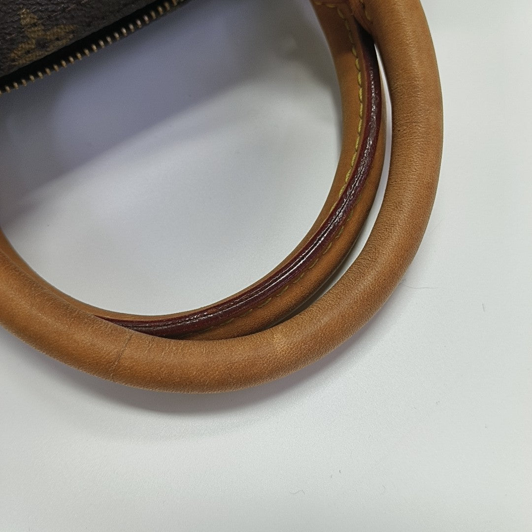 SPEEDY 30 Monogram Coated Canvas Brown