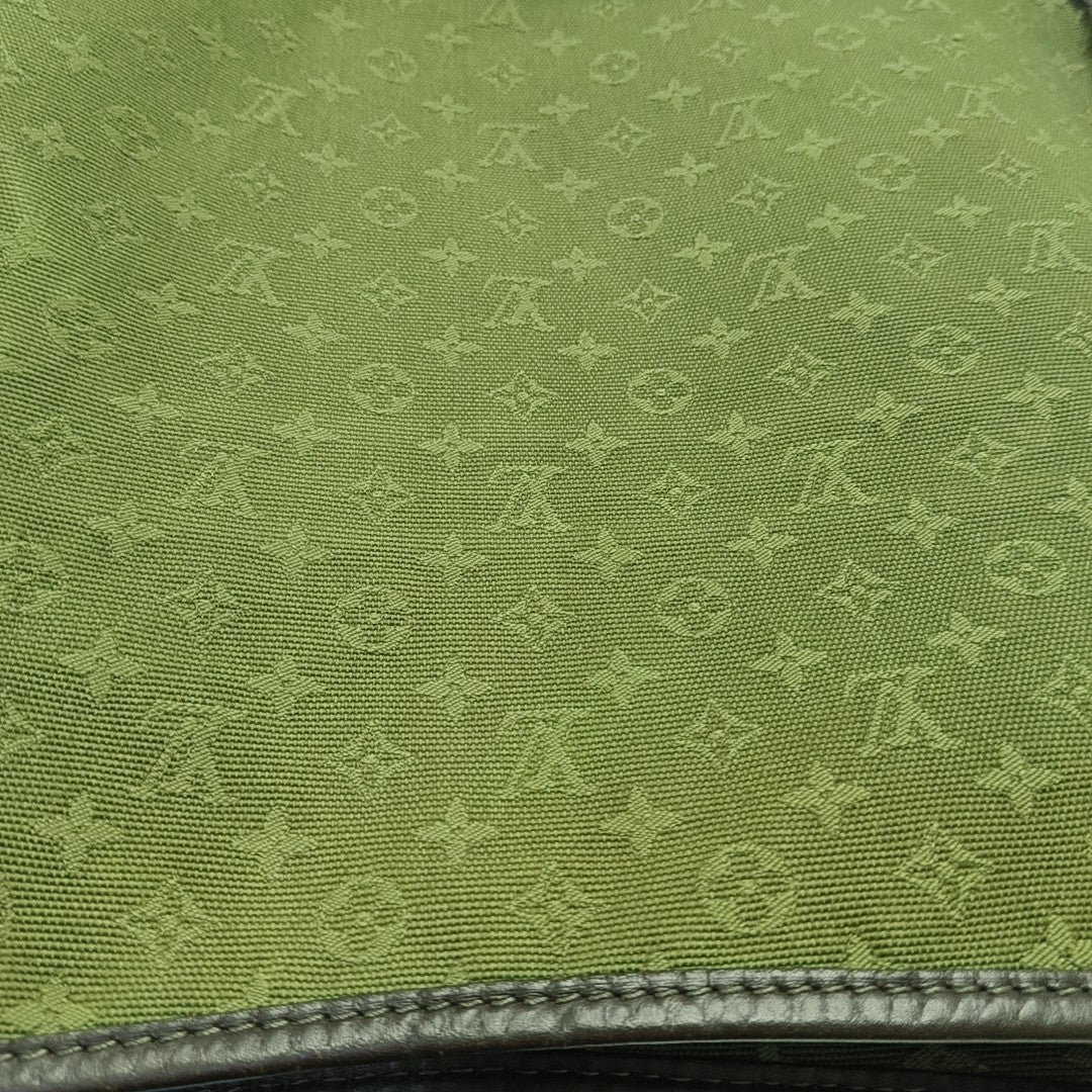 MARY KATE Monogram Canvas Green