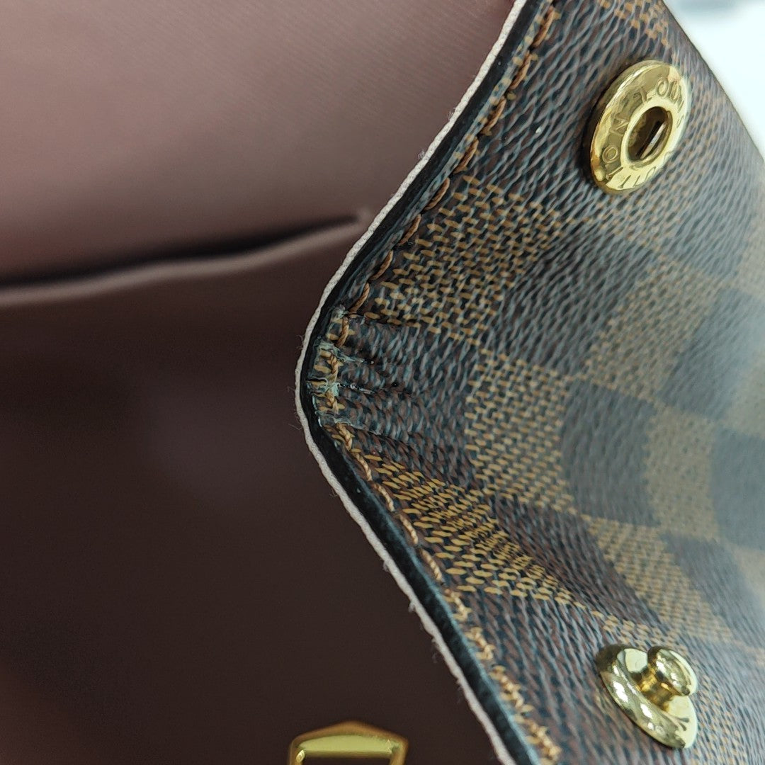 BOND STREET Damier Ebene Coated Canvas Brown