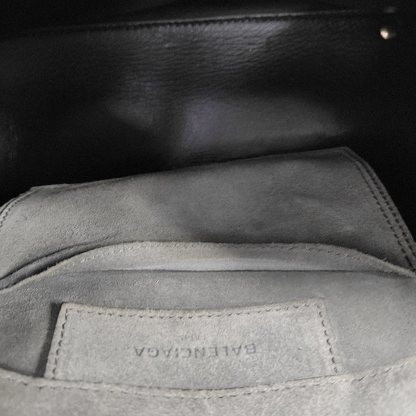 Suede Tote Bag Gray
