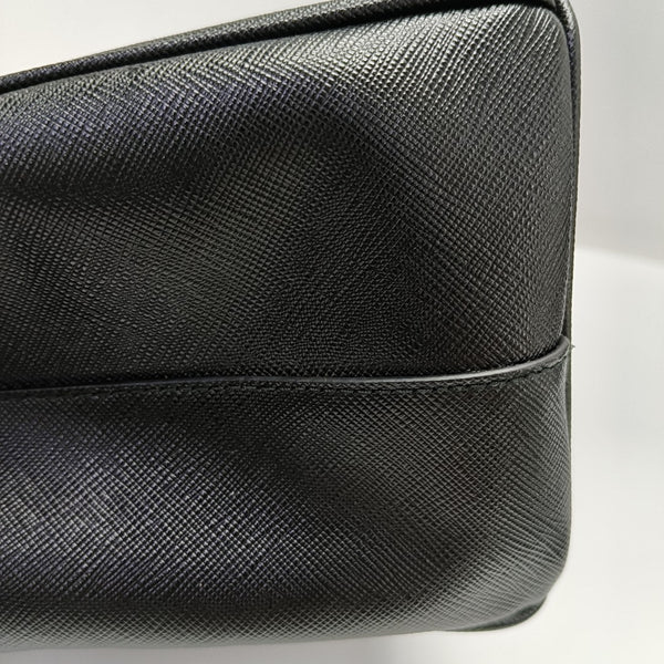 Galleria Large Saffiano Calfskin Black