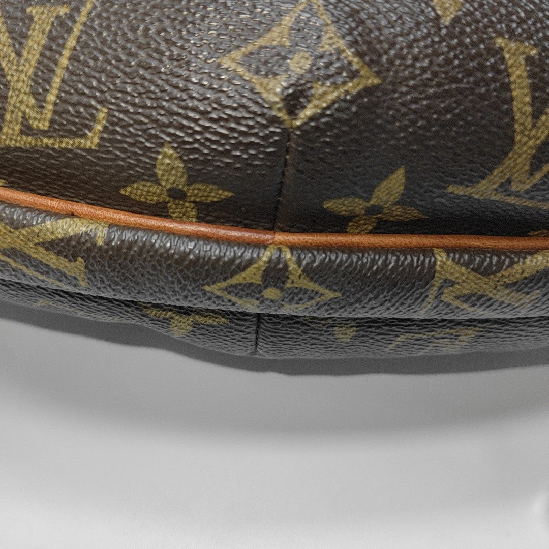 CROISSANT MM Monogram Coated Canvas Brown