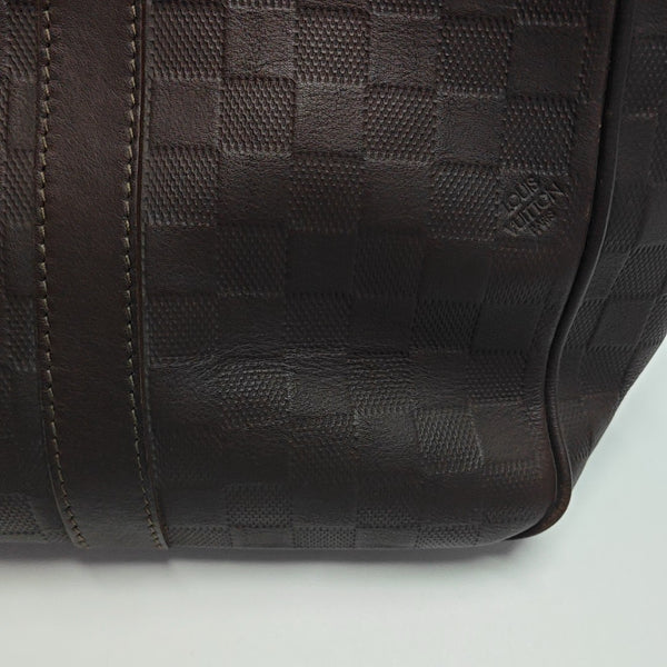 TADAO PM Damier Ebene Calfskin Brown