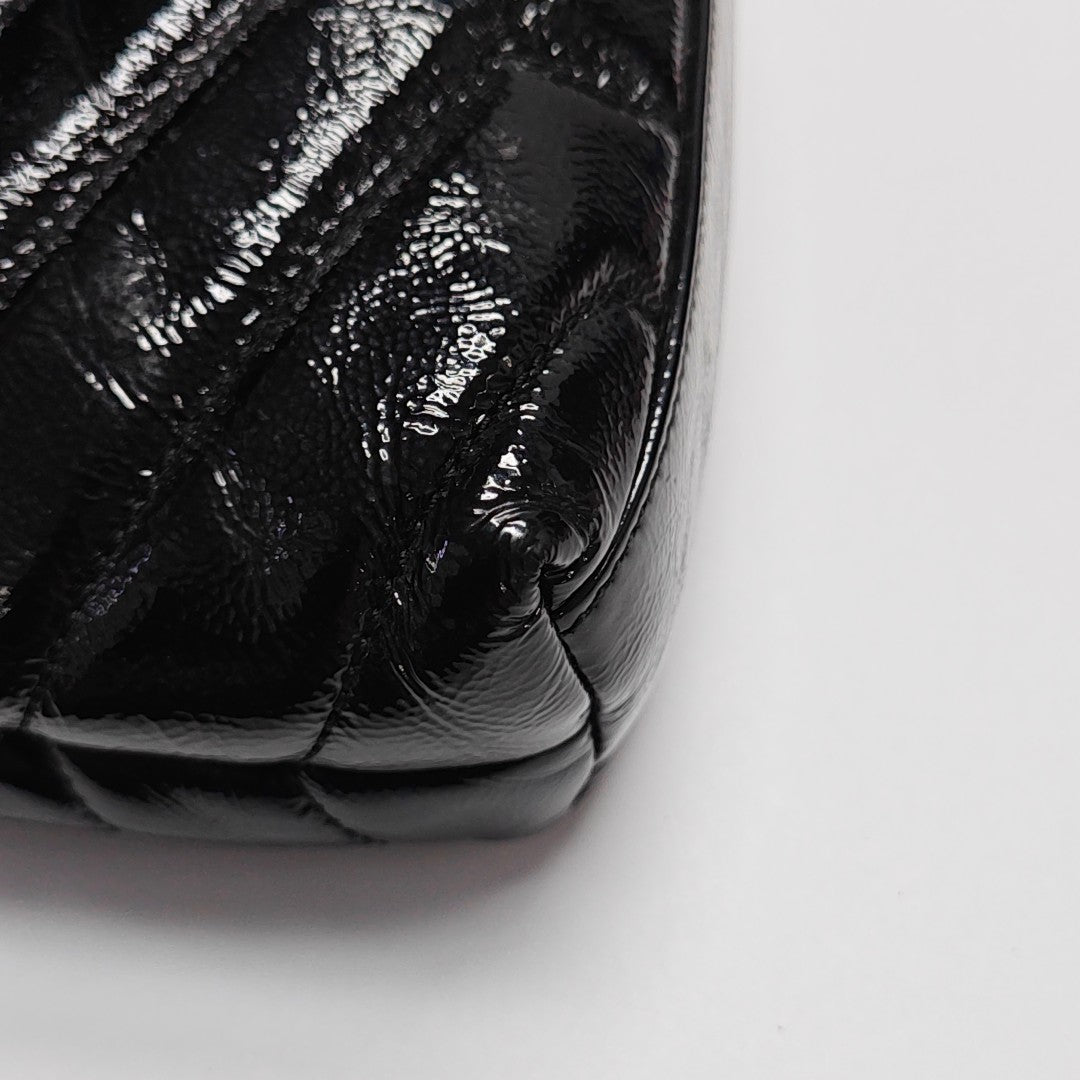 LOULOU Extra Small Chevron Calfskin Black