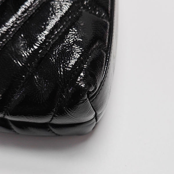 LOULOU Extra Small Chevron Calfskin Black