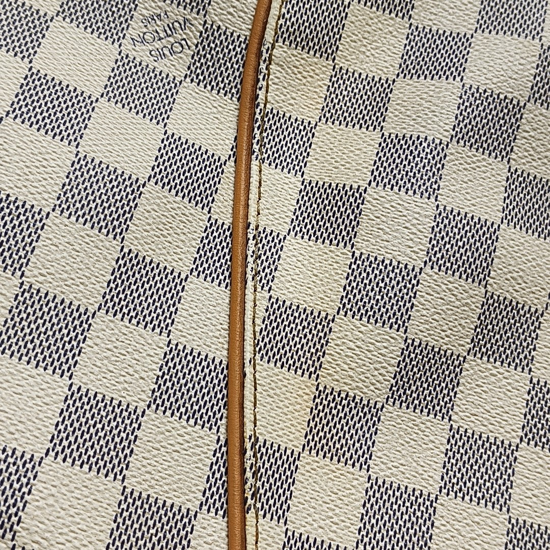 GALLIERA GM Damier Azur Coated Canvas White