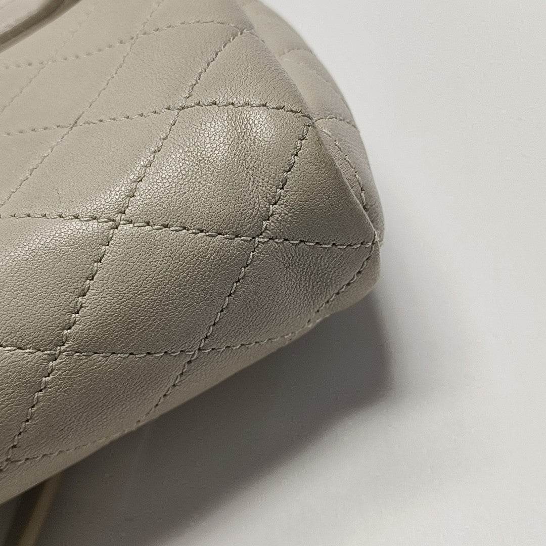 NOLITA Mini Quilted Lambskin White