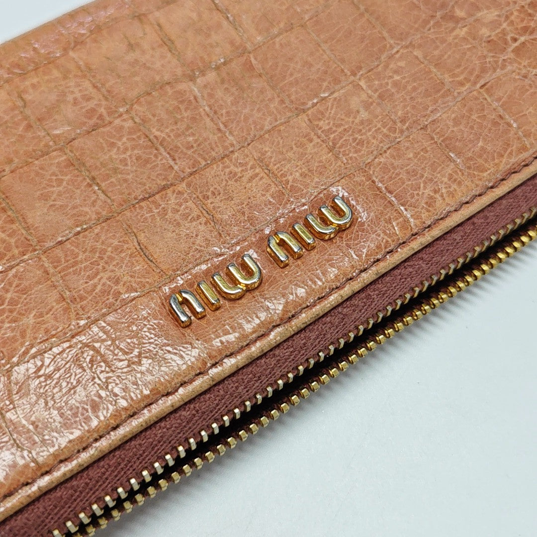 Calfskin Wallet Pink