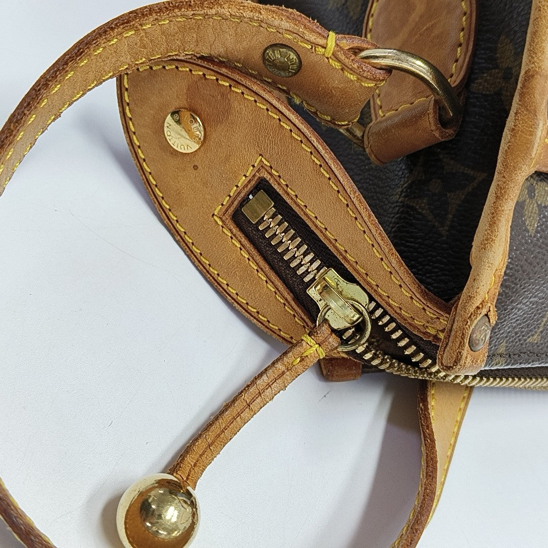 POPINCOURT Monogram Coated Canvas Brown