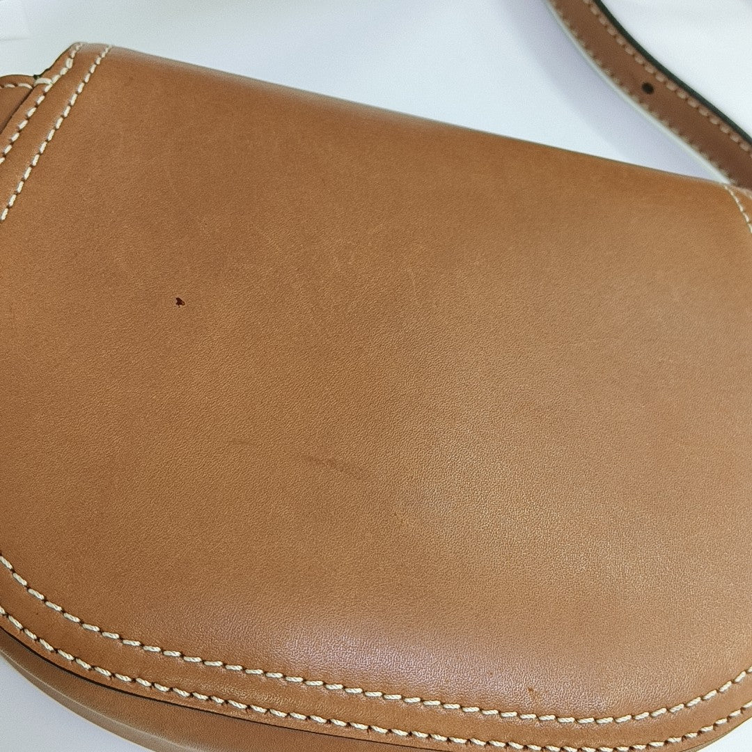 CRÉCY Small Calfskin Brown