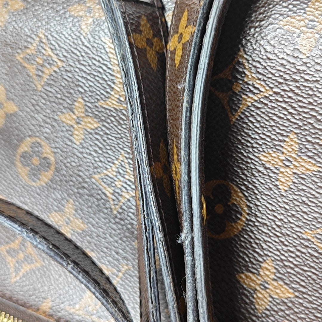 MÉTIS MM Monogram Coated Canvas Brown