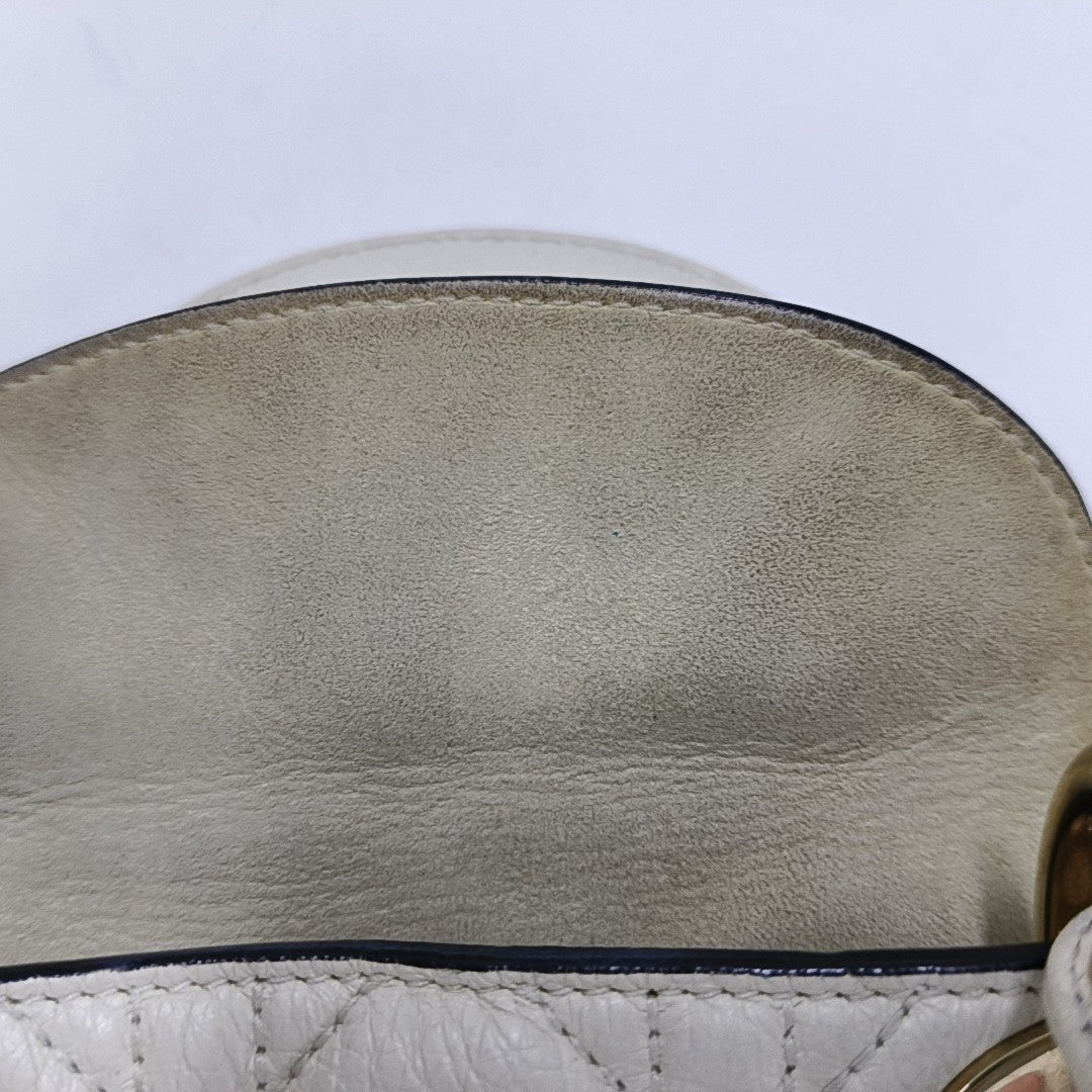 Lady Dior Mini Cannage Lambskin White