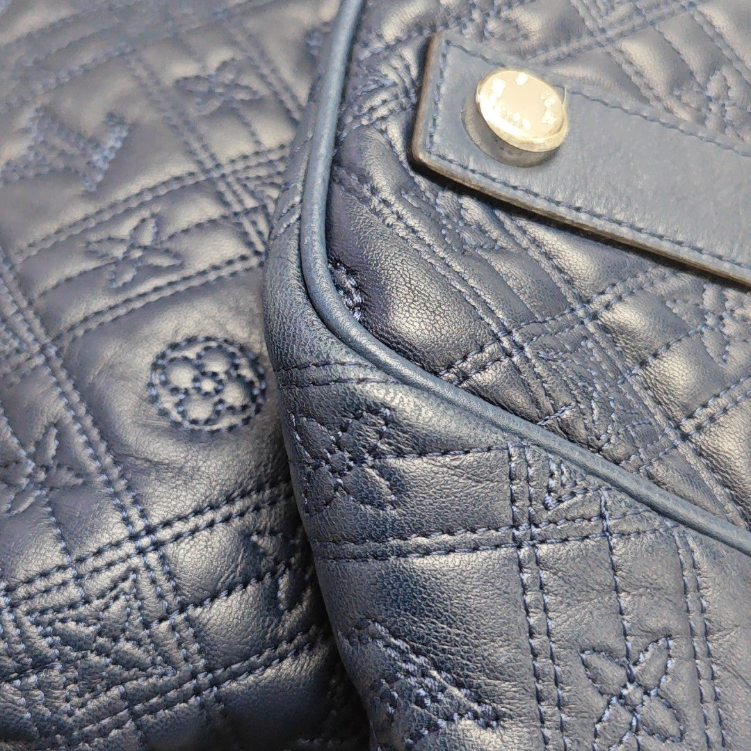 LILIA PM Monogram Calfskin Blue