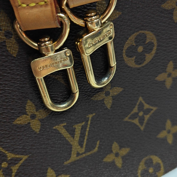 PALERMO GM Monogram Coated Canvas Brown