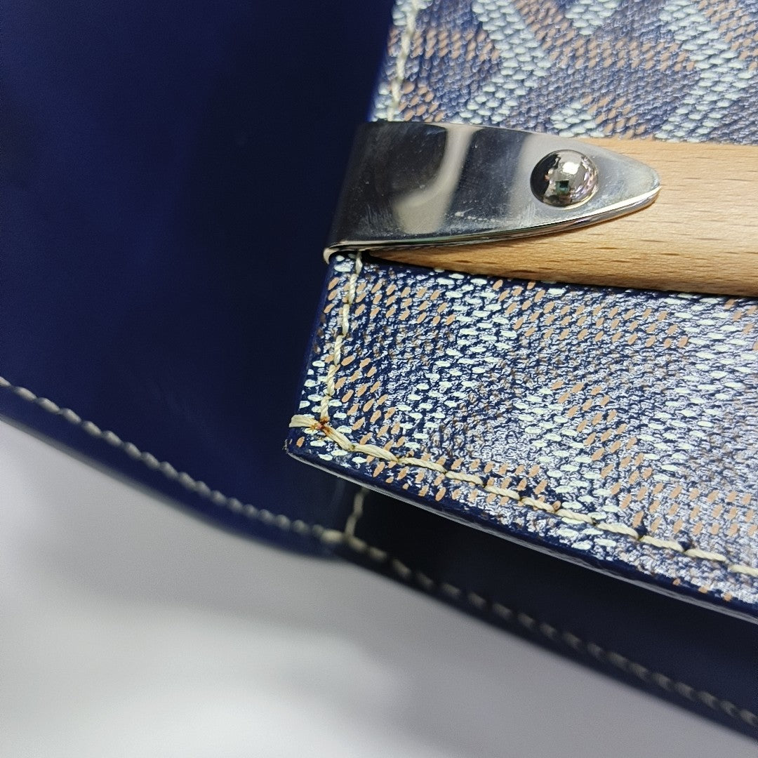 Saïgon PM Coated Canvas Blue