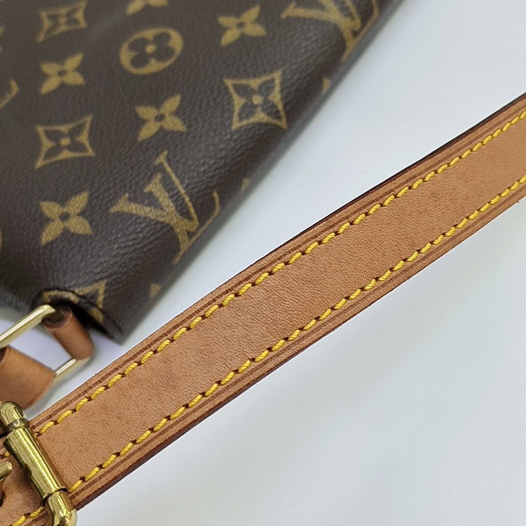 MUSETTE TANGO Monogram Coated Canvas Brown