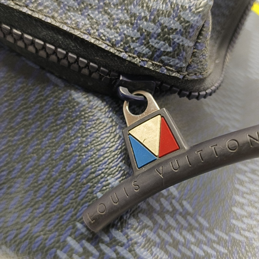 DISTRICT Coated Canvas Blue
