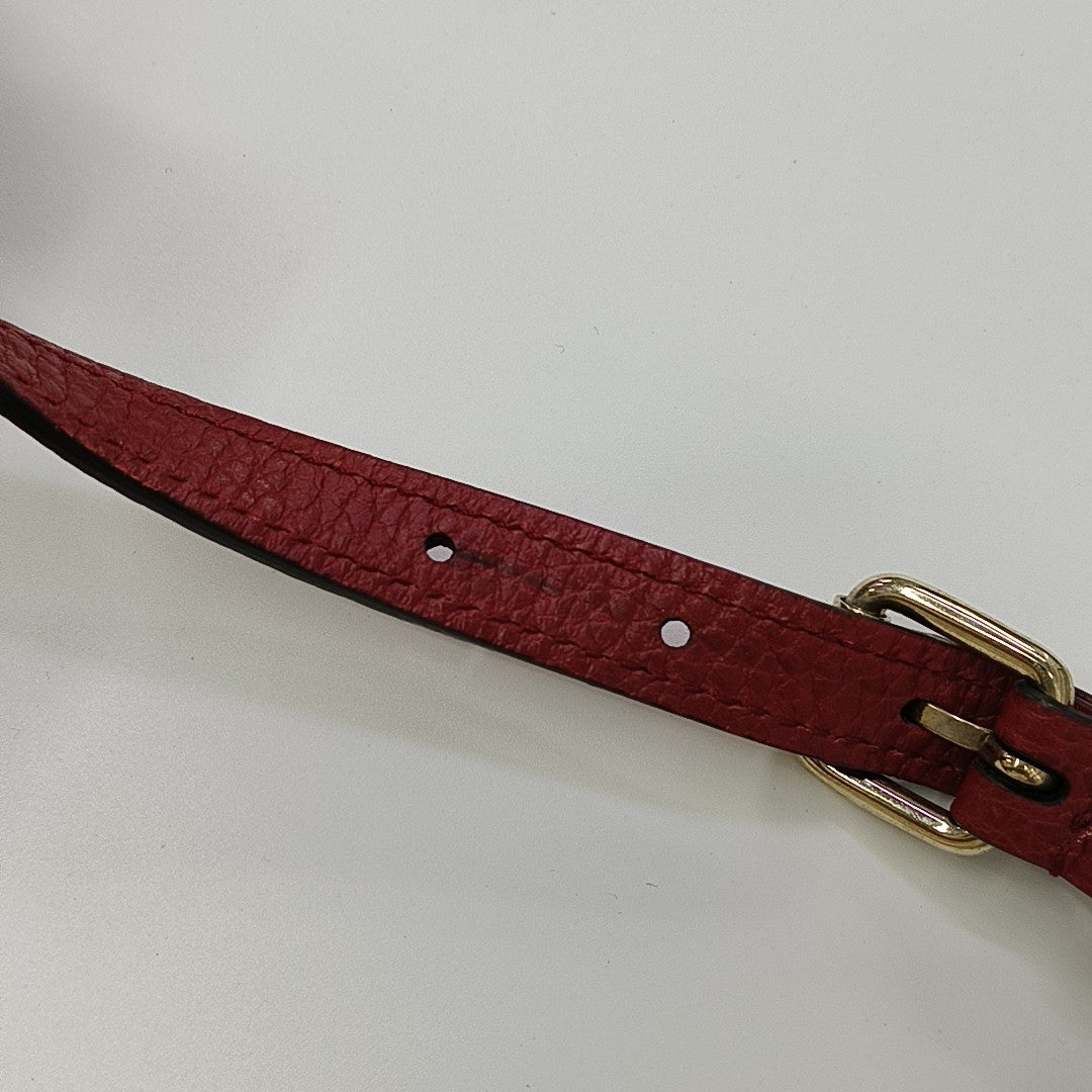 Microguccissima Calfskin Red