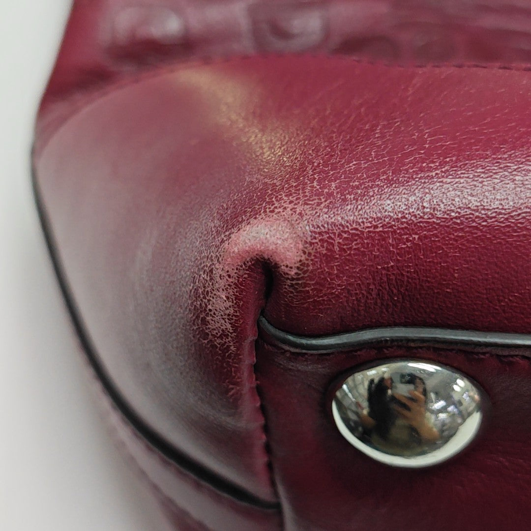 Calfskin Tote Bag Red