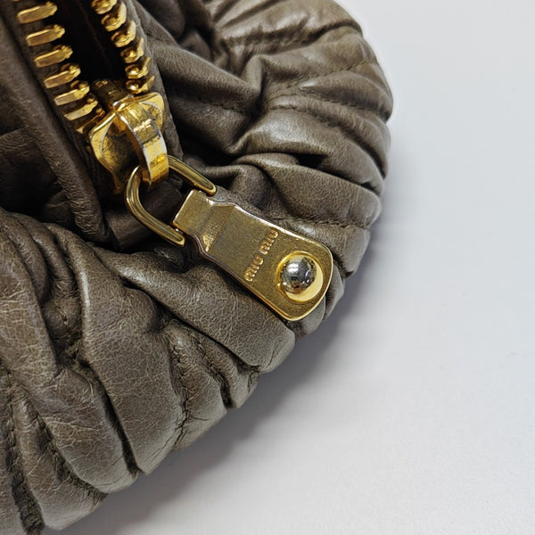 Madras Quilted Lambskin Green