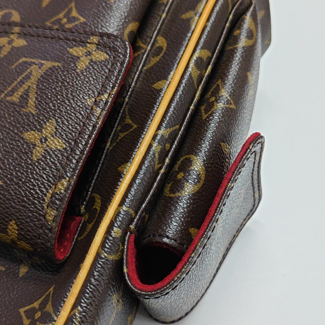 MULTIPLE Monogram Coated Canvas Brown