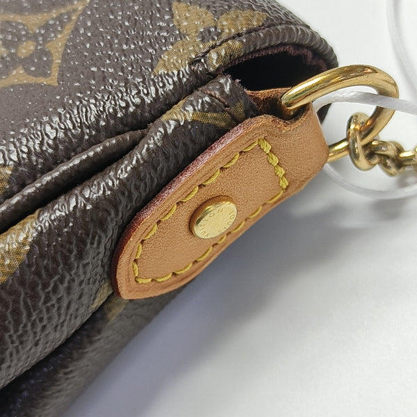FAVORITE PM Monogram Coated Canvas Brown