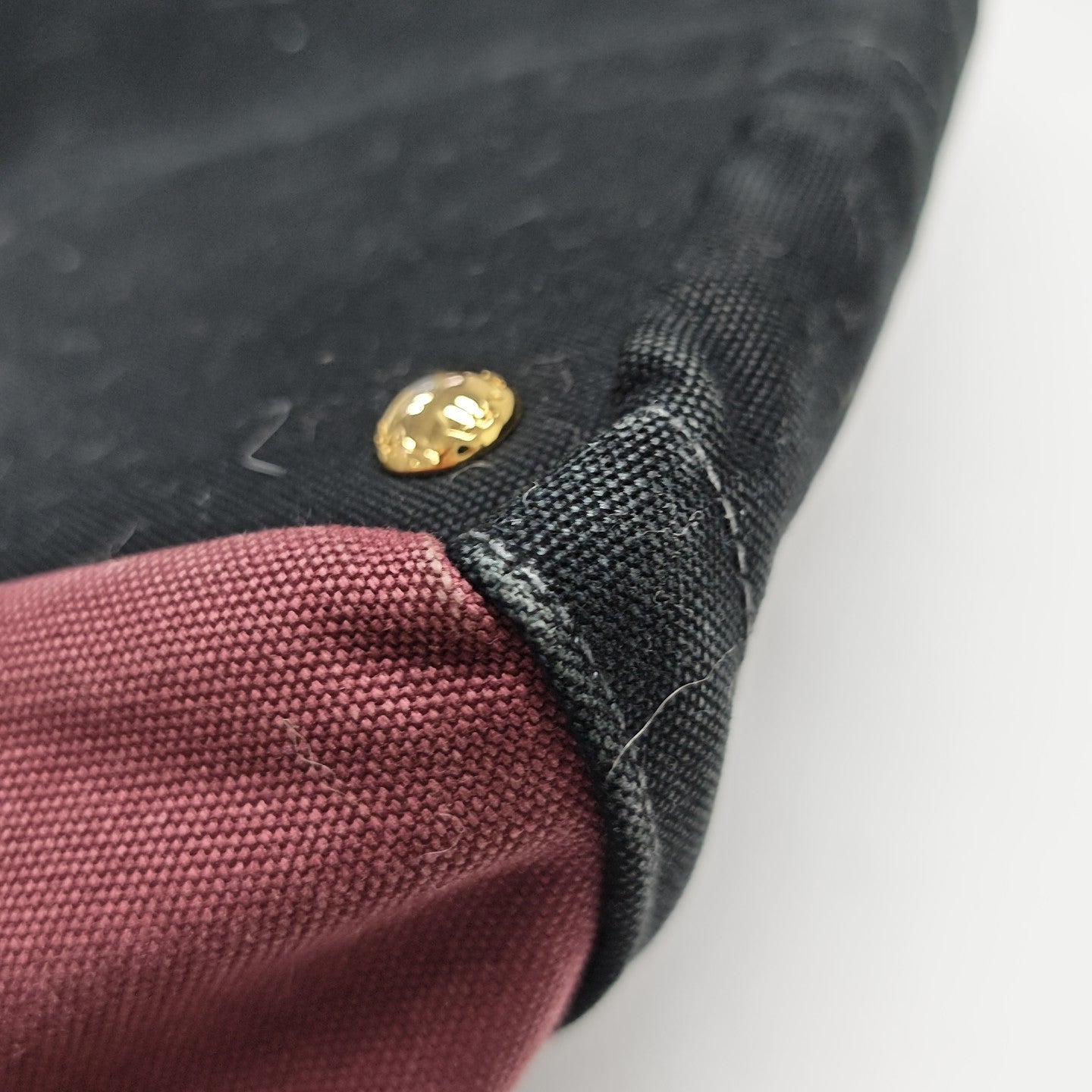 Canvas Top Handle Bag Black