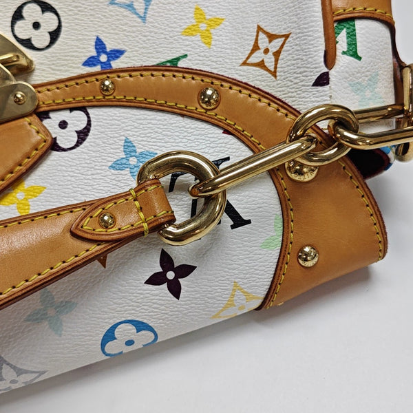 LV × TM BEVERLY MM Monogram Coated Canvas White