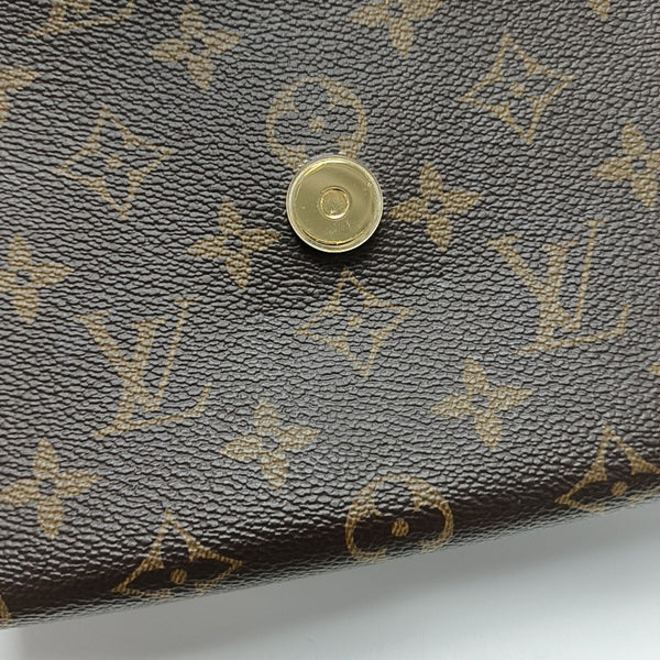 LOCKY BB Monogram Coated Canvas Beige