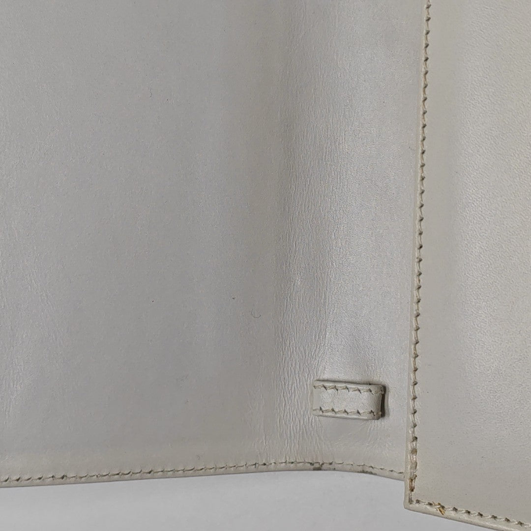 Calfskin Shoulder Bag White