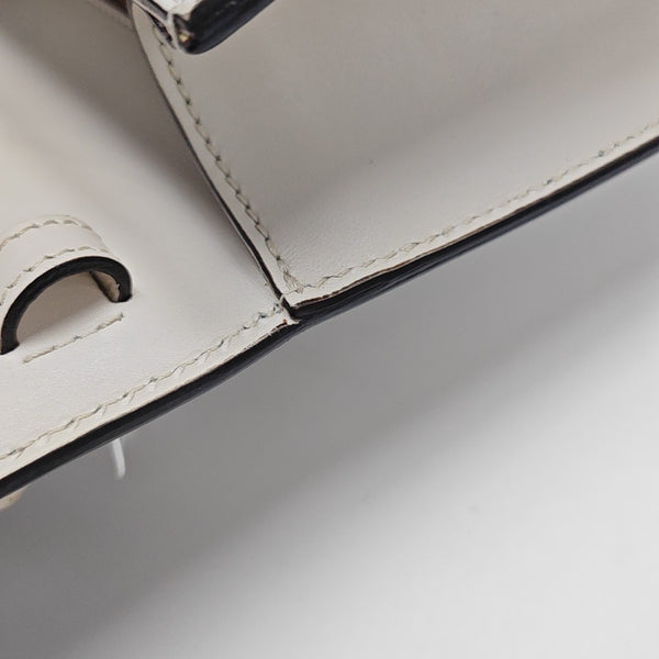 Sylvie Mini Calfskin White