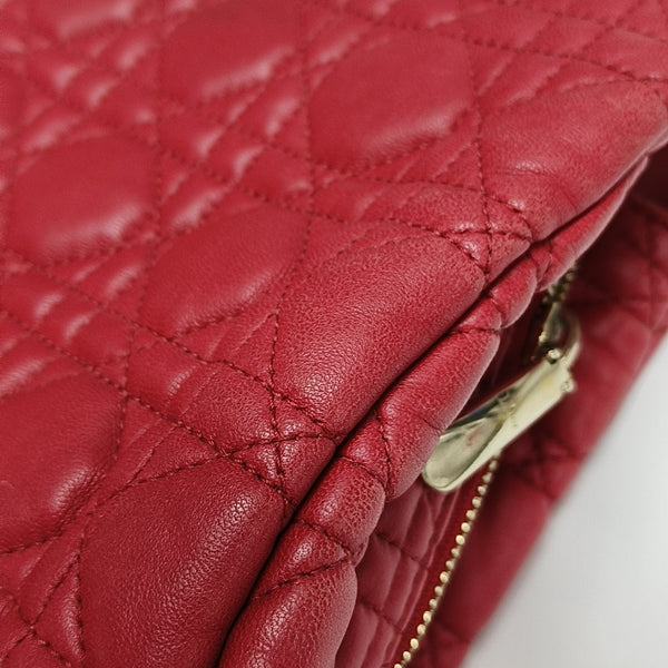 Dior Soft Cannage Lambskin Red
