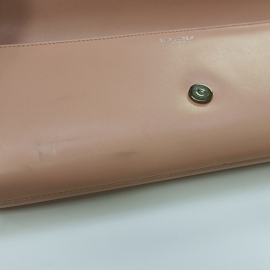 Calfskin Clutch Pink