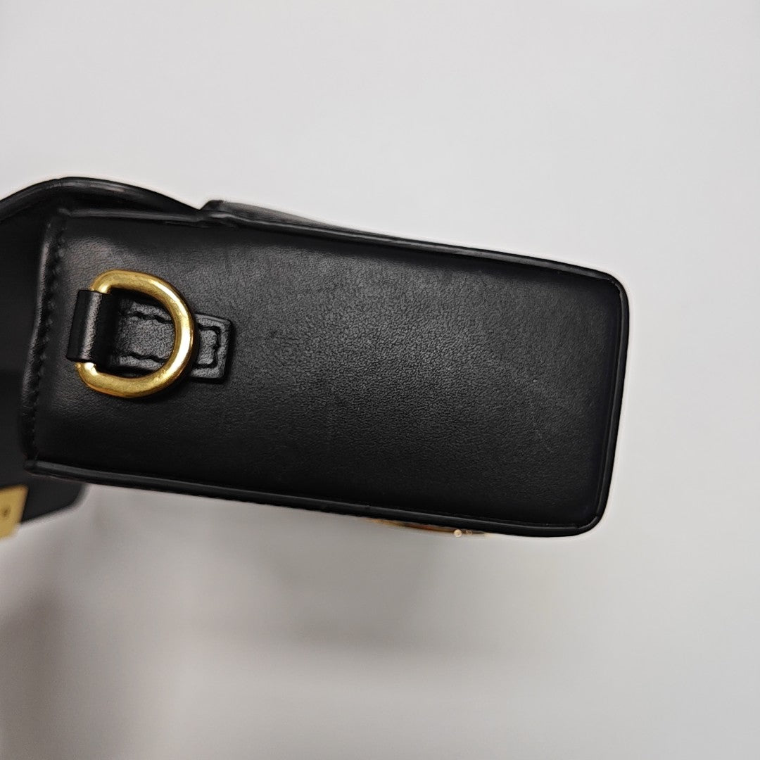 30 Montaigne Mini Calfskin Black