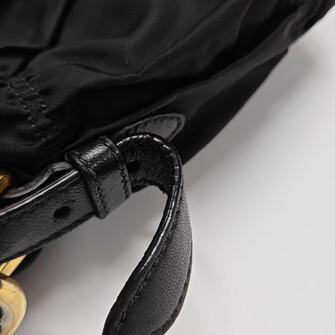 Gaufre Nylon Black