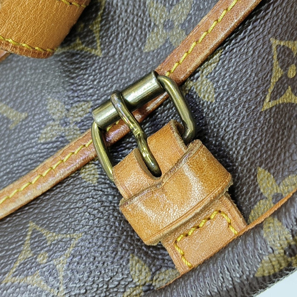 SAUMUR 30 Monogram Coated Canvas Brown