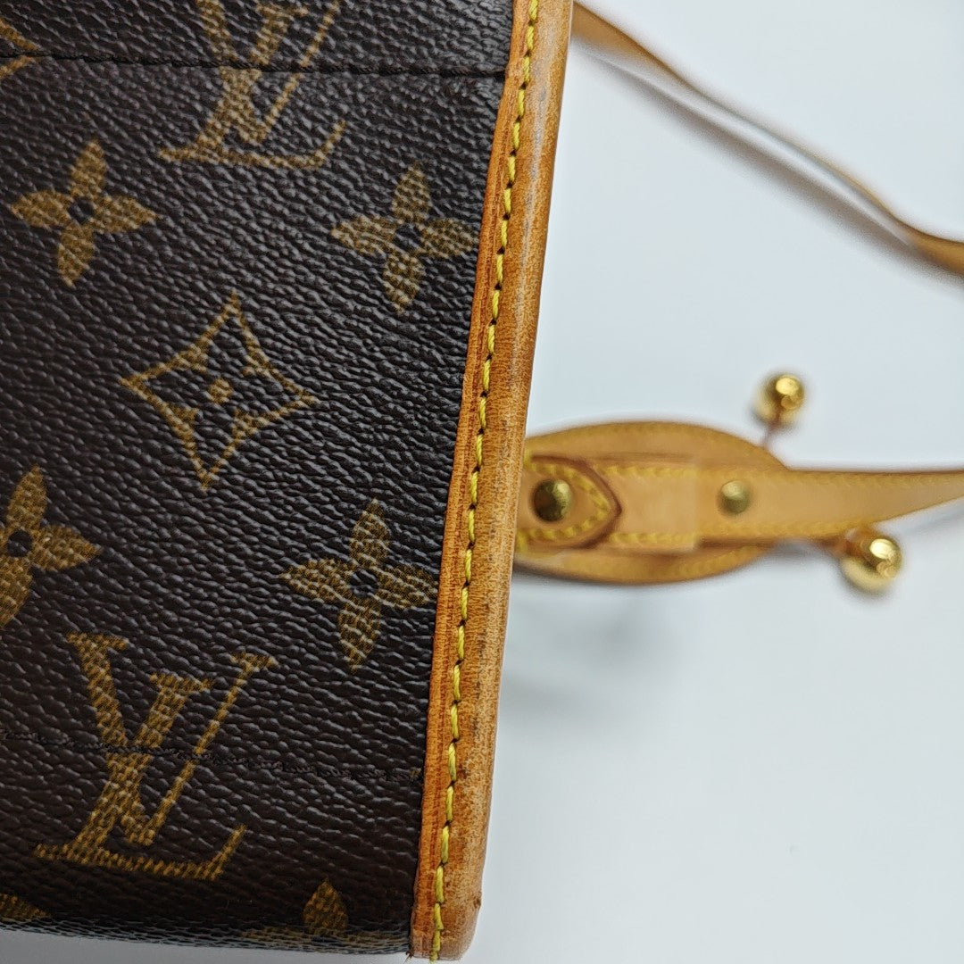 POPINCOURT Monogram Coated Canvas Brown