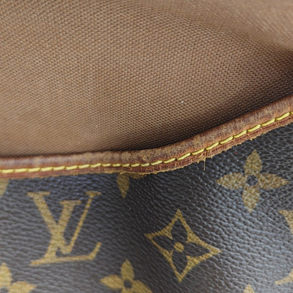 SAUMUR Monogram Coated Canvas Brown