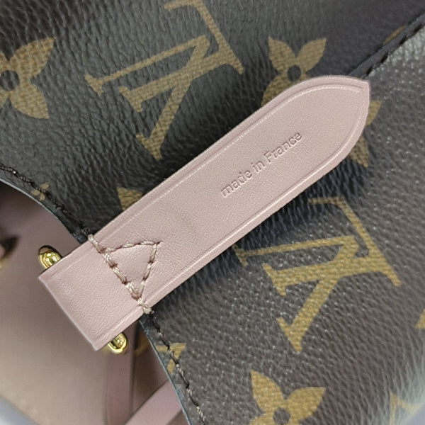 NÉONOÉ MM Monogram Coated Canvas Brown