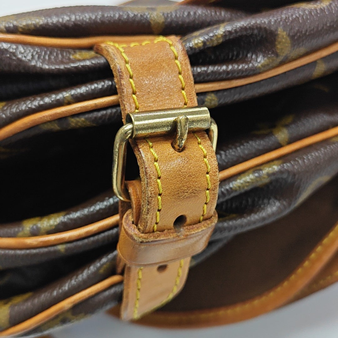 SAUMUR 35 Monogram Coated Canvas Brown