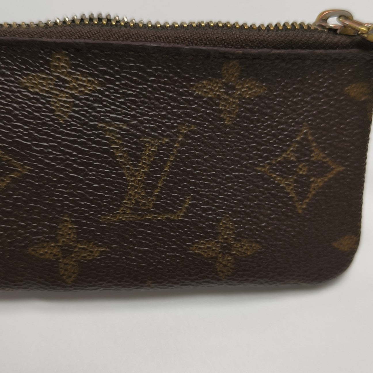 Monogram Coated Canvas Coin Purse Brown