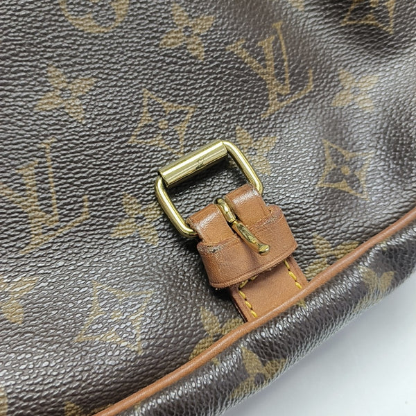 SAUMUR 30 Monogram Coated Canvas Brown