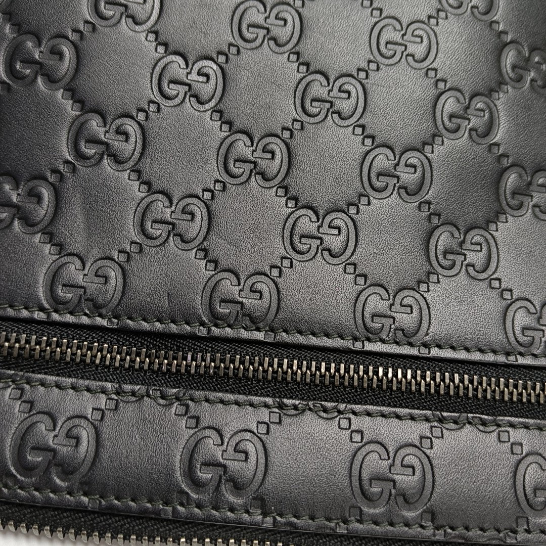 Monogram Calfskin Clutch Black
