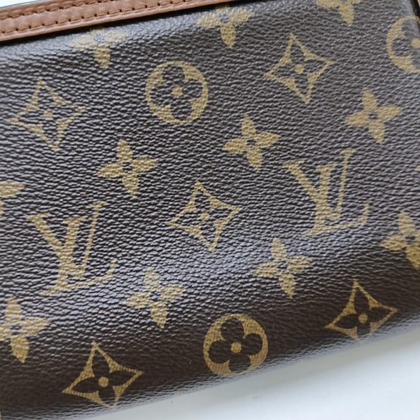 DAUPHINE WOC Monogram Coated Canvas Brown