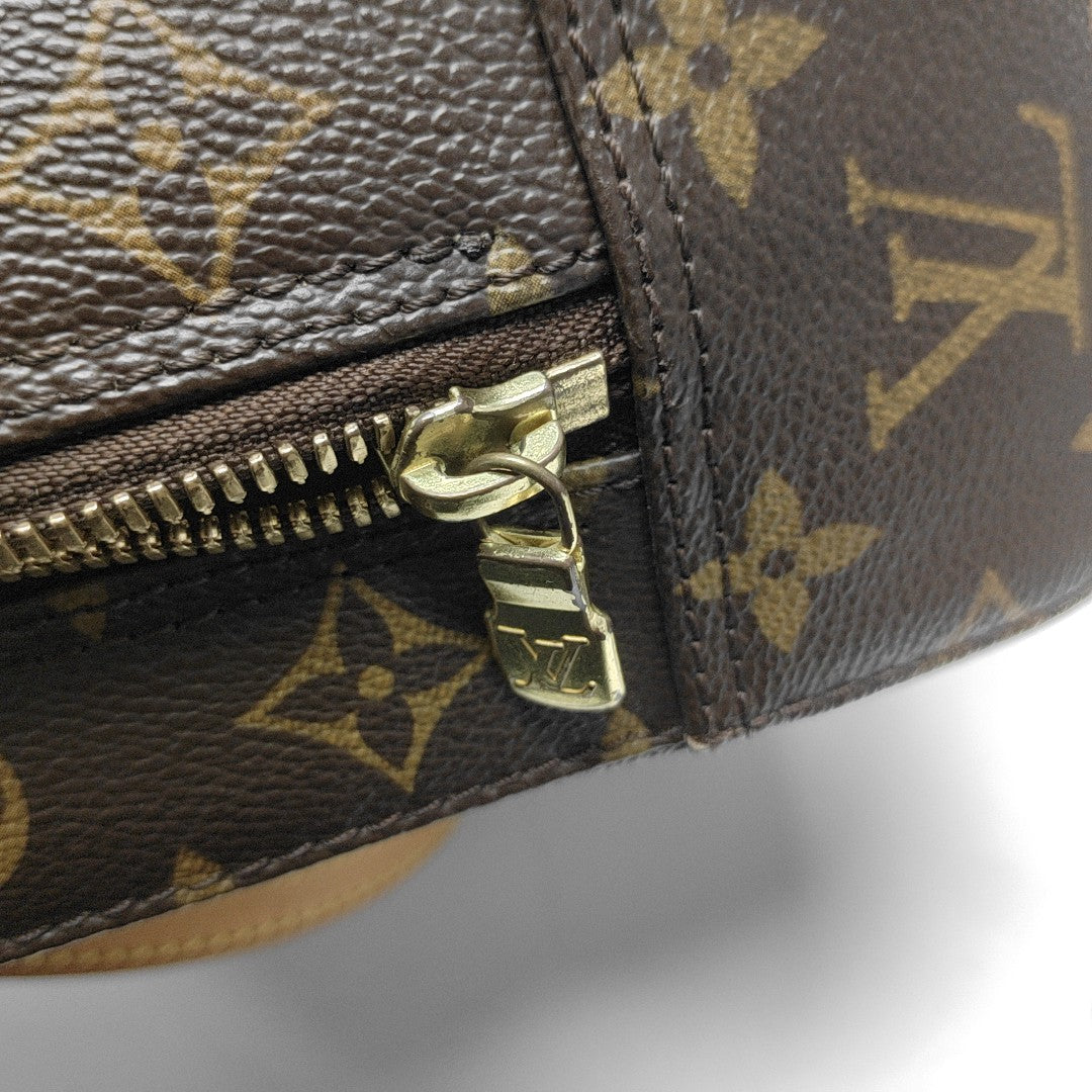 SPONTINI Monogram Coated Canvas Brown