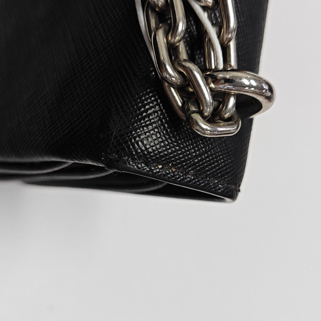 Calfskin Shoulder Bag Black